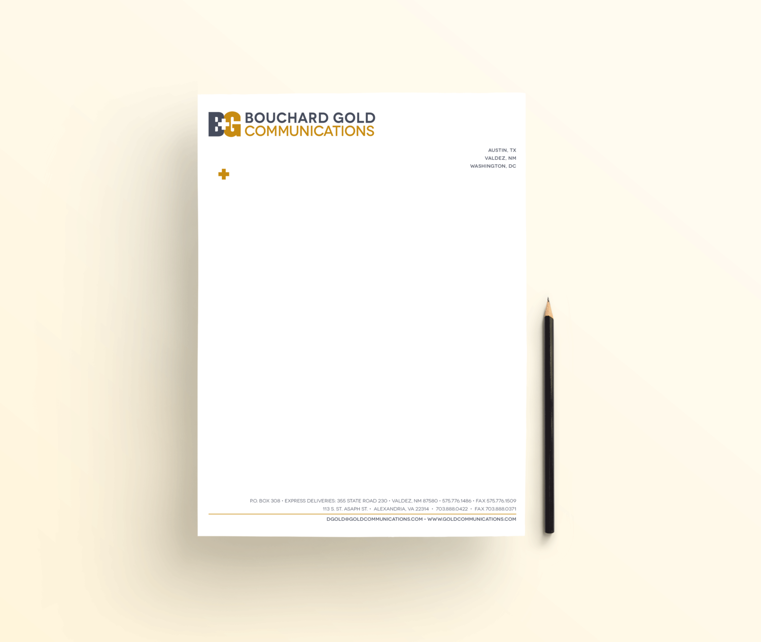 Bouchard Gold letterhead