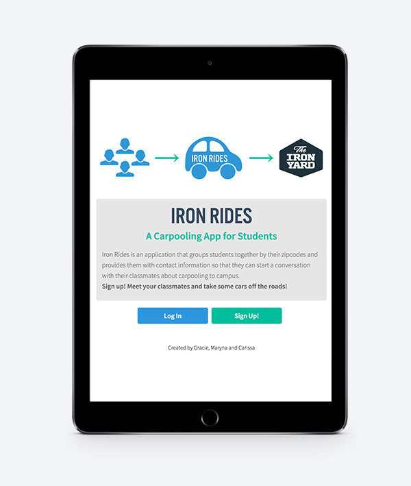 Iron Rides App